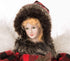 Glitzhome Handmade Plaid Angel Figurine Christmas Treetop Ornament Decoration 12" H - Red & Black...