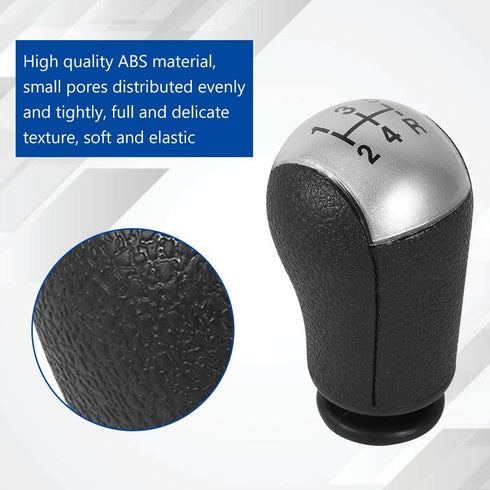 VGEBY Shift Knob, Car 5 Speed Shifter Knob Compatible for Focus Mondeo MK3 Mustang S-MAX Galaxy (Color : Gray)...
