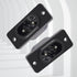 PNGKNYOCN IEC320 C8 2-Pin Male Plug Power Socket Connector AC 250V 2.5A Screw Mount Adapter ?6-Pack?...