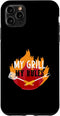 iPhone 11 Pro Max My Grill My Rules, Grill, Electric Grill, Grill Saying Case...