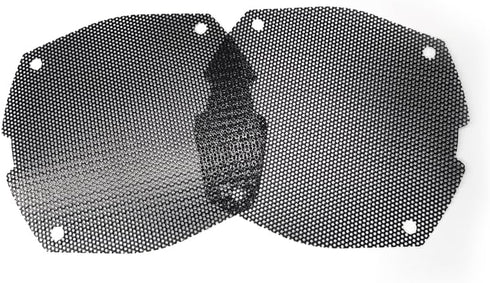 Replacement Front Mesh Speaker Grill Cover Panels Fits for 1996-2013 Harley Davidson Touring, Electra Glide, Street Glide, Ultra Limited And Tri G...
