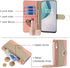 Asuwish Phone Case for OnePlus Nord N10 5G Wallet Cover with Screen Protector and Mirror Flip Cover Ring Card Holder Crossbody Strap Stand Cell On...