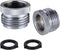 Brass Garden Hose to Shower Hose/Arm Handshower Adapter, G1/2 Female to 3/4" GHT Garden Hose Adapter, 2 Pcs...