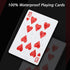 Playing Cards 2 Decks Waterproof Plastic Poker Cards for Texas Holdem Poker Go Fish and More Card Games Standard Index 2.5" x 3.5"...