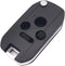 4 Buttons Folding Flip Replacement Key Fob Cover Case fit for Honda 2003-2012 Accord 2006-2013 Civic EX 2009-2015 Pilot 2005-2006 CR-V Ridgeline O...