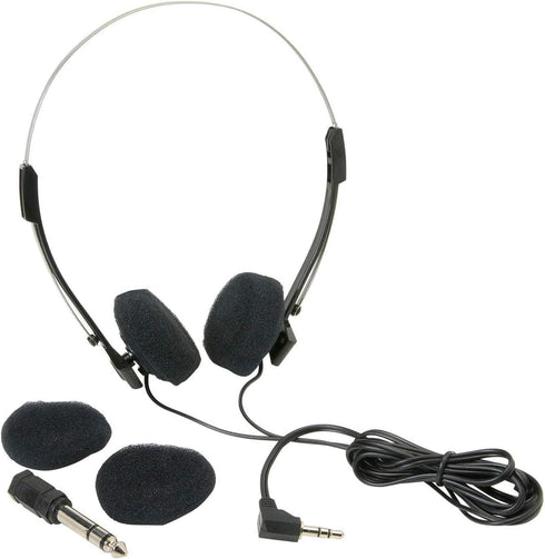 Parts Express Mini Stereo Lightweight Headphones with 4 Foot Cord......
