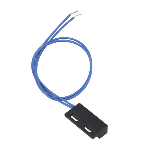 Bstinay AC110-220V Door Window Reed Switch Black Normally Open Magnetic Door Contacts Switch...