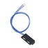 Bstinay AC110-220V Door Window Reed Switch Black Normally Open Magnetic Door Contacts Switch...