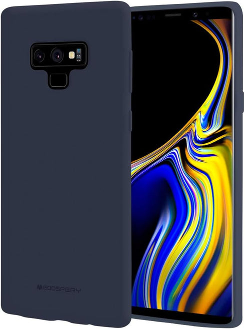 GOOSPERY Soft Feeling Jelly for Samsung Galaxy Note 9 Case (2018) Silky Slim Bumper Cover (Midnight Blue)...