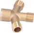 Garden Hose Splitter Hose Splitter 2 Way Heavy Duty Brass Hose Splitter Garden Hose Thread 4 Way Connector Pipe Fittings Foricultural Spraying...