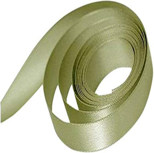 Papillon Ribbon and Bow Ribbon Single Face Satin, Soft Pine Green...