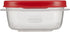 Rubbermaid Food Storage Containers, 1.25 Cup Food Storage Containers, 9 Peice Set, Easy Find Lids, 4 Containers, 4 Lids Chalk Pen And Chalk Labels...