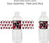 Big Dot of Happiness Happy Little Ladybug - Baby Shower or Birthday Party Water Bottle Sticker Labels - Set of 20...