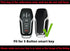 Silicone Rubber Key Fob Cover Compatible with 2013-2018 Ford Edge Explorer F-150 F-250 Super Duty F-350 Super Duty Fusion Mustang Lincoln MKX M3N-...