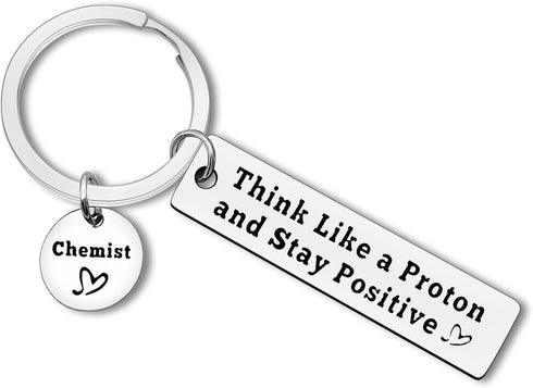 Chemist Gift Chemist Keychain Chemistry Science Chemist Teacher Jewelry Graduation Gift Science Chemistry Lovers Gifts Inspirational Gift for Scie...