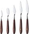 Cake Cream Spatula 5 Pieces/Set Stainless Steel Frosting Baking Pastry Tool Mixing Set Cake Icing Oil Painting Decorating Cream Toner Tool...