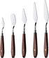 Cake Cream Spatula 5 Pieces/Set Stainless Steel Frosting Baking Pastry Tool Mixing Set Cake Icing Oil Painting Decorating Cream Toner Tool...