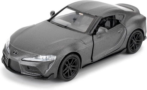 1/36 Toyota Supra Alloy Model Car with Pull Back Function Toy Car for Collecting and Decorating Model Toys, Car Gifts for Boys and Girls (Grey)...