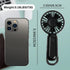 Handheld Fan-Mountaineering Portable Mini USB Fan,Hangable Portable Folding Pocket Fan with Power Bank-Rechargeable Battery Operated Fan,Suitable ...