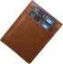 Men's Lambskin Leather Spring Money Clip Compact Bifold Front Pocket Wallet...