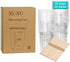 50pcs 8oz Graduated Clear Plastic Measuring Cups with Wooden Stirring Sticks for Mixing Paint, Pigments, Epoxy Resins, Resins...