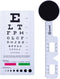 Eye Exam Kit for Visual Acuity, Snellen Eye Chart with Eye Occluder and Pupil Ruler 2 in 1 for Near Vision Testing (6 Feet Distance)...