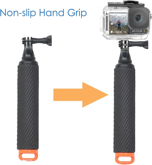 Fotoleey Dive Case+ Floating Hand Grip for DJI Osmo Action 4, action 3...