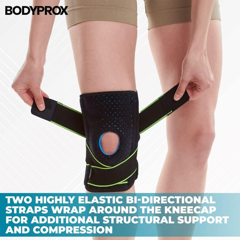 Bodyprox Knee Brace with Side Stabilizers & Patella Gel Pads for Knee Support...
