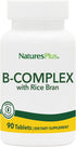 Nature's Plus - B-Complex W/Rice Bran, 90 tablets...