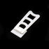 T Tulead White Picture Frame Easel Back 4.64-Inch Plastic Frame Easel Back Stand Photo Frame Back Stand 10PCS for Picture Photo Frame...