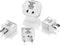 Conair Travel Plug Adapters, Universal Plug Adapters for Worldwide Travel by Travel Smart , Set of 4...