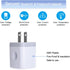 USB Wall Charger, Charging Adapter 3Pack 2.1A Dual Port USB Wall Charging Plug Block Head Box Travel Charger Cube Compatible iPhone 16 15 14 13 12...