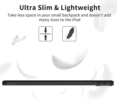 iPad 10th Generation Case, Auto Wake&Sleep iPad Cover 10th Generation Case, Slim Trifold Stand TPU Back Shell Case for iPad 10th Gen 10.9 inch, Li...