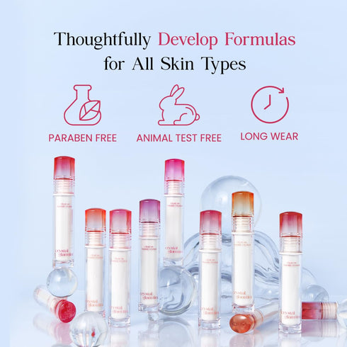 CLIO Crystal Glam Tint |Glossy Finish, Lightweight, Weightless, Buildable, Glass-Like, Smoothing, Long-Lasting, Vivid, Transparent, Shiny, Moistur...
