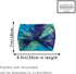 Gangel Boho Headbands Tie Dye Fabric Turban Head Wraps Wide Hair Scarf Yoga Running Hair Accessories for Women and Girls(Pack of 4) (Tie dye)...