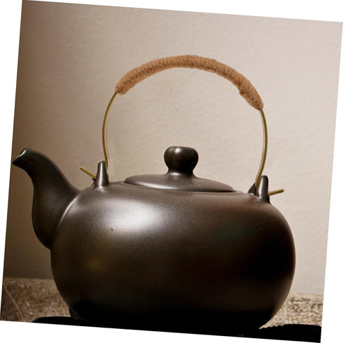 2pcs Teapot Handle Accessories Natural Handle for Ceramic Pot Tea Accessories Replacement Whistling Teakettle Handles Loose Leaf Teapot Handle Tea...