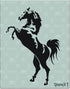 Stencil1 Stallion Stencil Durable Quality Reusable Stencils for Painting - Create Stencil Crafts and Decor - Decor on Walls Fabric & Furniture Rec...