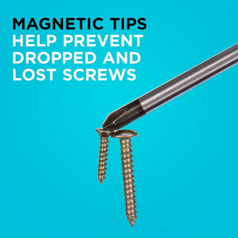 BLACK+DECKER Magnetic Screwdriver Set, 17-Piece (BDHT65003)...