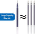 Gel Ink Rollerball Stylus Pen - 18 Pack,1.0mm Gel Pen Bold Point,2 in 1 Capacitive Stylus Pen,Large Capacity Blue Ink,Writing Smoothly for Office,...