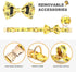 Beirui Soft & Comfy Dog Bow Tie Collar with Multicolor Patterns - Cute Boy Girl Dog Collars with Metal Buckle - Detachable Bowtie Dog Collar Gifts...