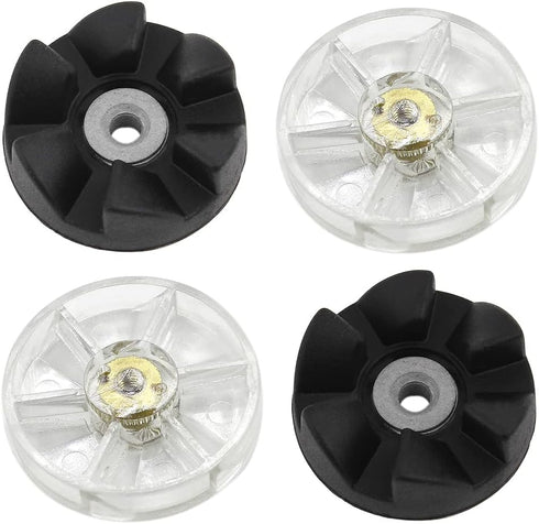 Anbige Replacement Parts 2 Blade Rubber Gears and 2 Motor Base Top Gears,Compatible with Nutribullet 600W 900W Blender Juicers...