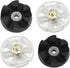 Anbige Replacement Parts 2 Blade Rubber Gears and 2 Motor Base Top Gears,Compatible with Nutribullet 600W 900W Blender Juicers...
