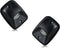 HERCOO License Plate Lights Lamp Lens Black Housing Compatible with 1995 1996 1997 1998 1999 2000 2001 2002 2003 2004 Tacoma Pickup Truck Rear Ste...