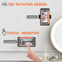 TRELC Shower Phone Holder, 180 Rotation Wall Mount Waterproof Phone Mount for Bathroom Kitchen Mirror Bathtub, Anti-Fog Touch Screen Shower Phone ...