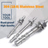 1/4" X 3-1/4" Concrete Anchor, 304 Stainless Wedge Anchor with Excellent Anti-Rust Performance, 304(18-8) Stainless Steel Concrete Anchors and Scr...