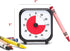 Time Timer 3 inch Visual Timer — 60 Minute Kids Desk Countdown Clock with Dry Erase Activity Card and Desktop App Access — for Kids Classroom, Hom...