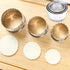 Cookie Cutters - Biscuit Cutters/Stainless Steel Dumpling Cutters/Cake Pastry Cutters/Cake Cookie Scone Cutters Molds stamps for Cooking Baking (3...