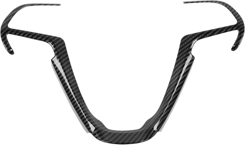JeCar Steering Wheel Trim Cover Interior Decoration Trim Kit for 2014-2020 Jeep Grand Cherokee & Jeep Cherokee, Carbon Fiber Texture...