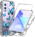 Case for OnePlus 9 Case, for OnePlus 9 5G Clear Case for Girls, Soft TPU 360 Full Body Shockproof Hybrid Bumper Crystal Clear Phone Case Cover for...