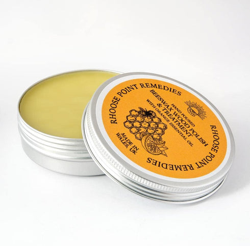 Beeswax Furniture Polish & Conditioner for Wood (Orange 3.4 Fl Oz) Enhances the Natural Beauty of Oak Pine Beech & More Seals & Protects for a Per...